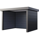 Auvent de jardin en acier galvanisé gris anthracite 10,7m² Singolo 3630 - Telluria Ma boutique